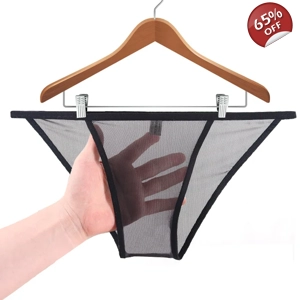 Mens Nylon Mesh Briefs Size Small