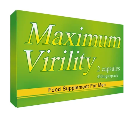 Maximum Virility Maximum Virility Food Supplement 2 Pack Green