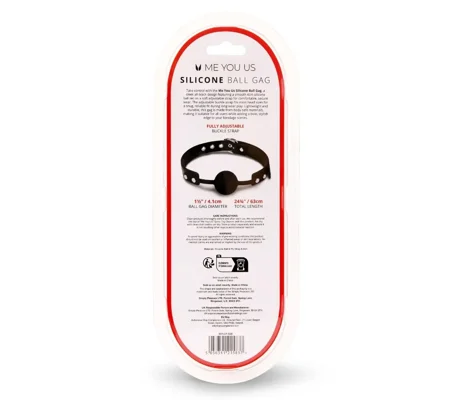 Me You US Silicone Ball Gag