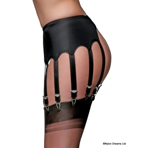 12 Strap Suspender Belt Lace Front