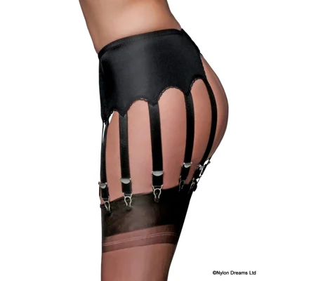 12 Strap Suspender Belt Lace Front