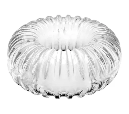 Perfect Fit Ribbed Ring Clear