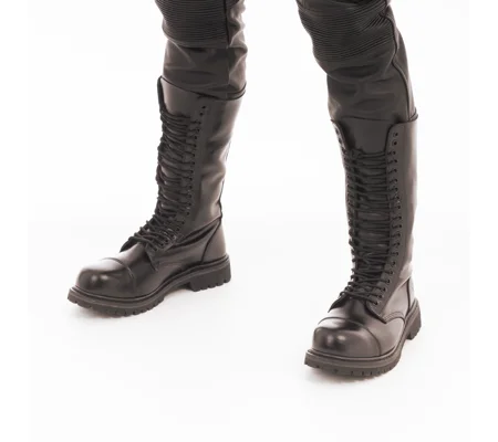 Prowler RED Leather 20 Hole Boots - UK Sizes