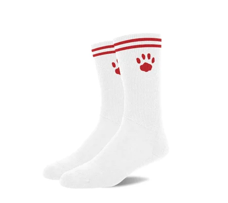 Prowler RED Crew Socks White Red