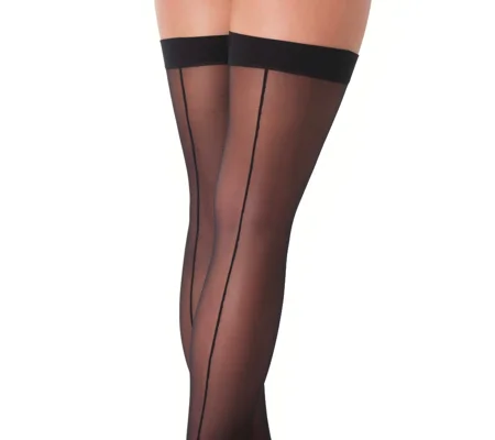 Black Sexy Stockings With Seem