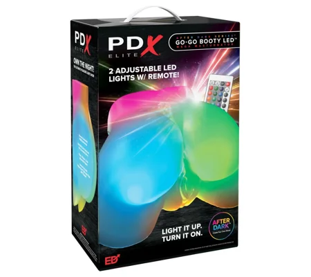 Pipedream - PDX Elite - Go-Go Booty Self-Lubricating Mega Masturbator - Frosted