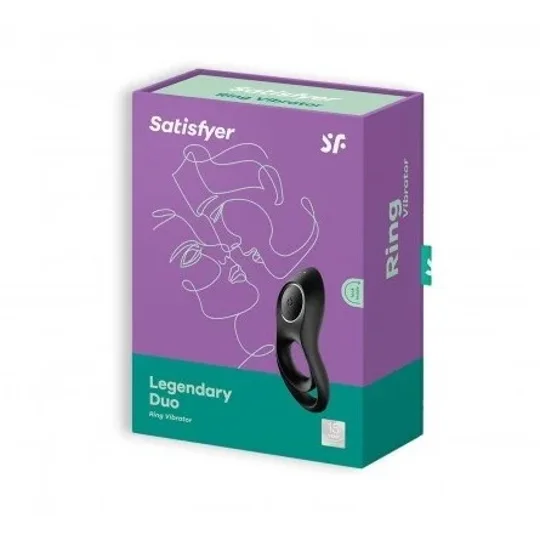 Satisfyer Legendary Duo Ring Vibrator Black