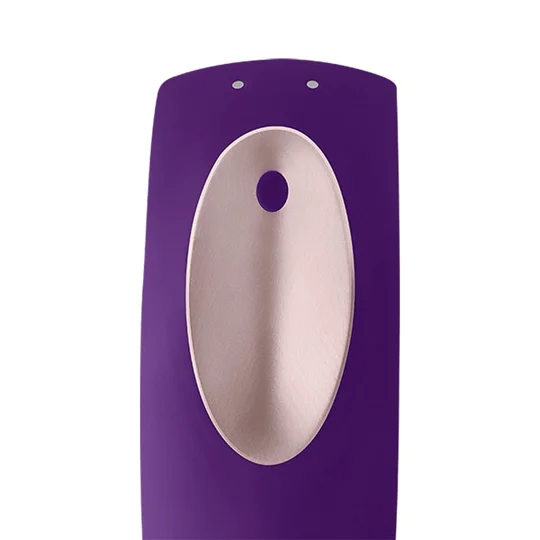 Satisfyer Double Plus Remote Control Vibrator Purple