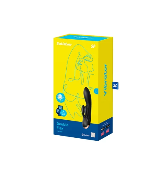 Satisfyer Double Flex Vibrator Black