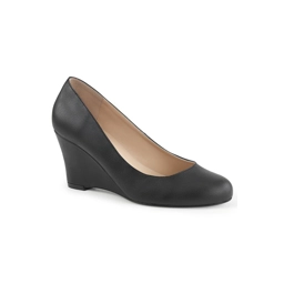Brand New Kimberly 08 Black Faux Leather Shoe UK 8 RRP £75..