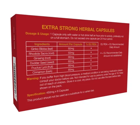 Extra Strong Male Tonic Enhancer Transparent
