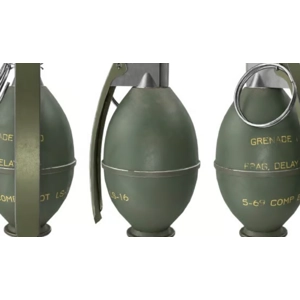 3D Printed M26 Hand Grenade Replica Prop