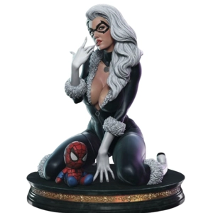 1/8 Scale 3D Printed Black Cat Statue