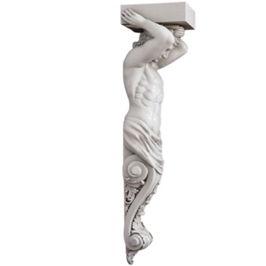 3D Printed Statue of a Man Holding a Book