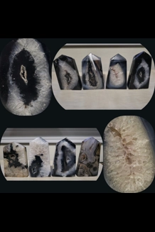 Agate Crystal Slices Agate Crystal Slices