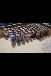 Tiny spell charm vials Tiny spell charm vials