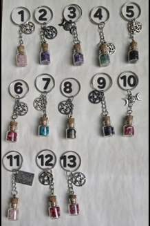 Vial Keychains