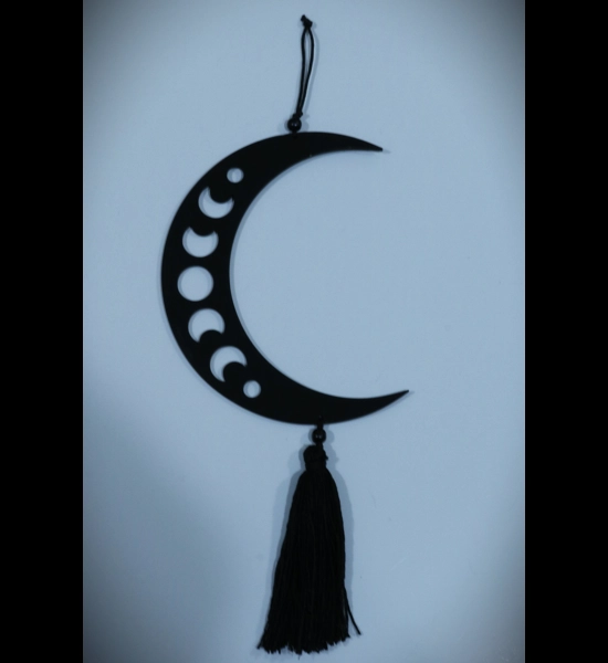 Black Moon Wall Decor