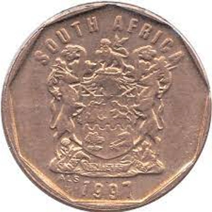 South Africa 10 cents, 1997