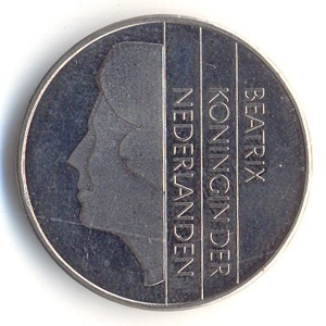 Netherlands 2½ gulden, 1995