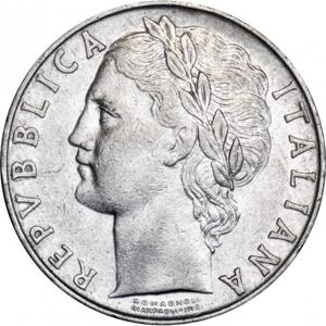 1956  Italy 100 lire,