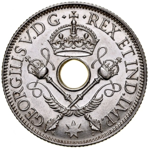 1935  New Guinea 1 shilling,