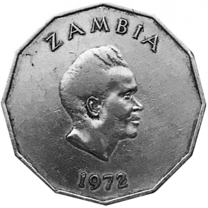1972  Zambia 50 ngwee,