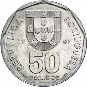 1987  Portugal 50 escudos,