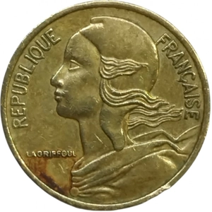 1980  France 5 centimes,