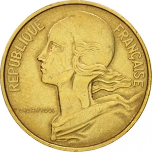 1963  France 10 centimes,