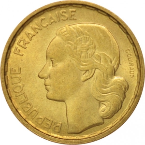 1951  France 10 francs,