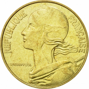 1984  France 20 centimes,