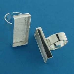 Ring Bezel Mount Rectangular 27 x 12 x 3mm  (1)