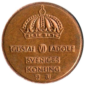 Sweden 1 öre, 1970
