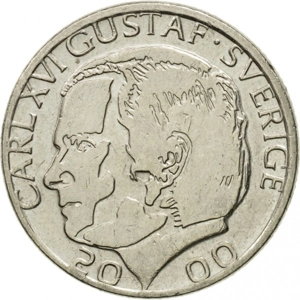 Sweden 1 krona, 1977