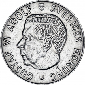 Sweden 1 krona, 1971