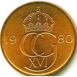 Sweden 5 öre, 1980
