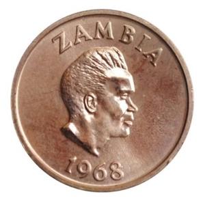 Zambia 2 ngwee, 1968