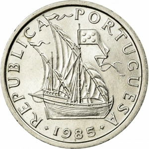 Portugal 5 escudos, 1984