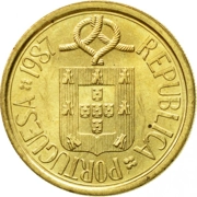 Portugal 10 escudos, 1987