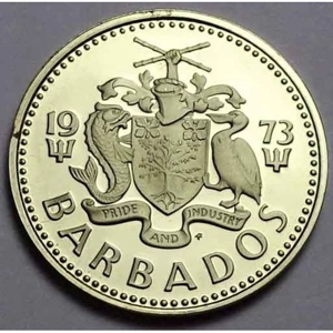 Barbados 5 cents, 1973