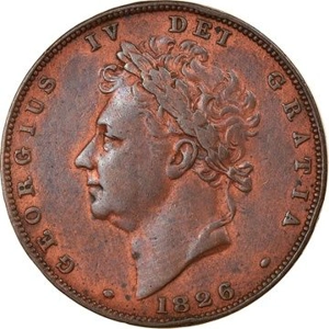 1830 Great Britain farthing   (VG)