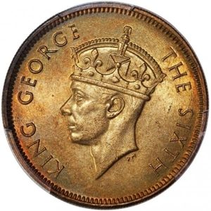 Hong Kong 10 cents, 1949