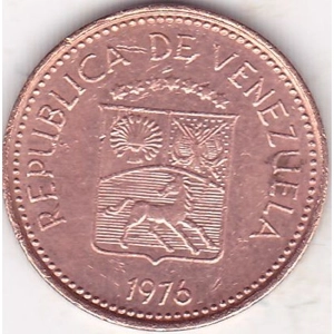 Venezuela 5 céntimos, 1976