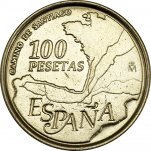 Spain 100 pesetas, 1993
