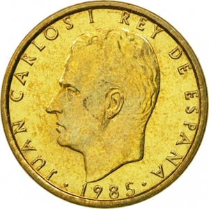 Spain 100 pesetas, 1985