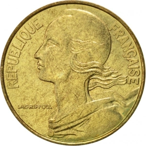1989  France 20 centimes,