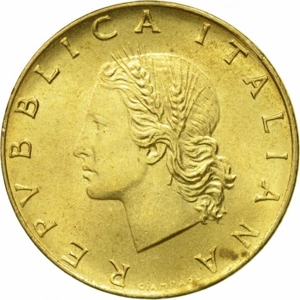 Italy 20 lire, 1979