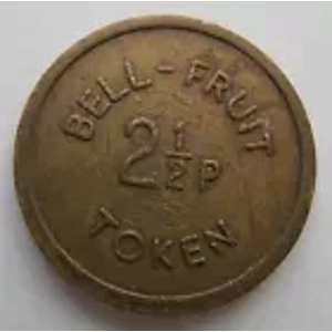 BELL FRUIT TOKEN 2 1/2p