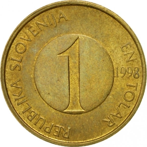 Slovenia 1 tolar, 1998
